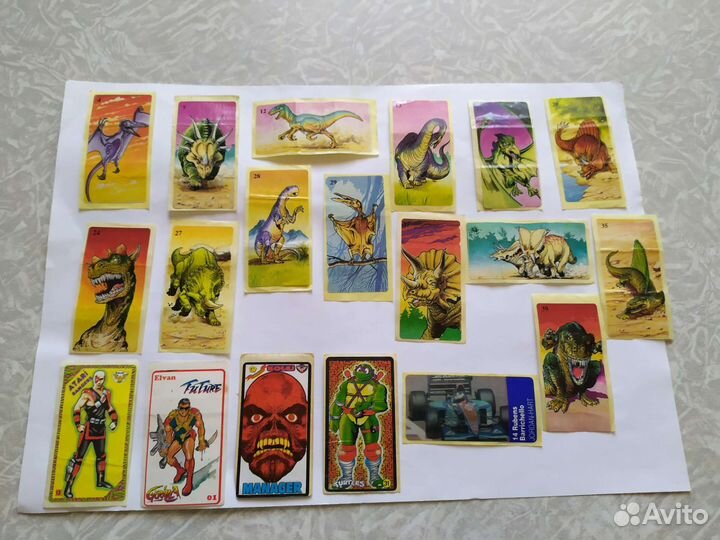 Альбомы, наклейки из жвачек 90х(обновление)