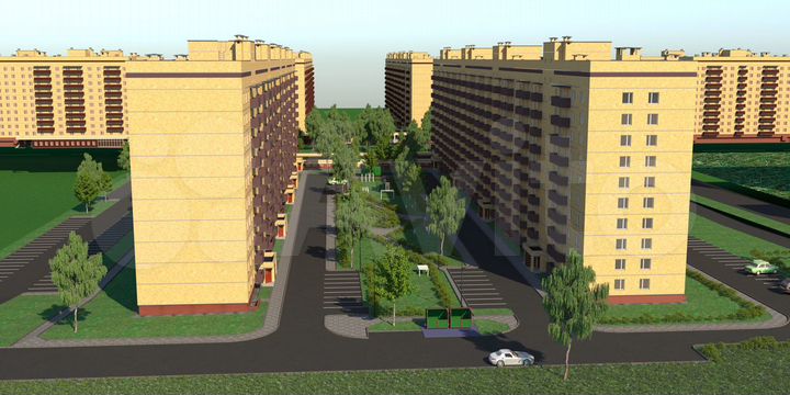 2-к. квартира, 57 м², 8/10 эт.