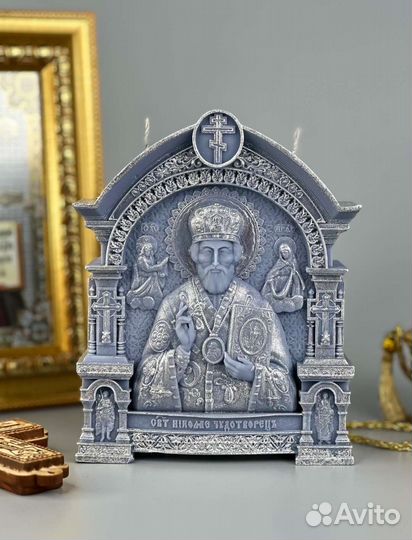 Свеча икона Николая Чудотворца