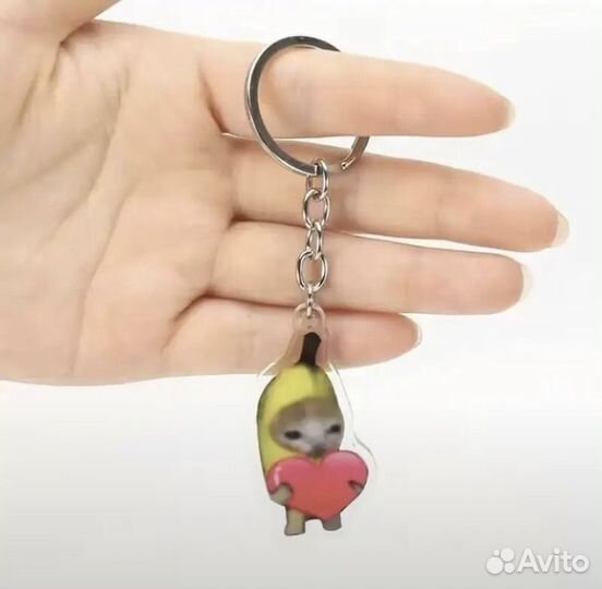 Брелок с котом из мемов