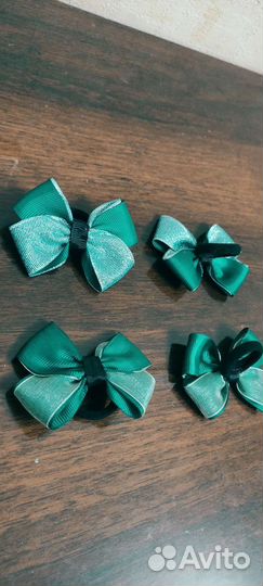 Резинки и заколки для волос ручная работа