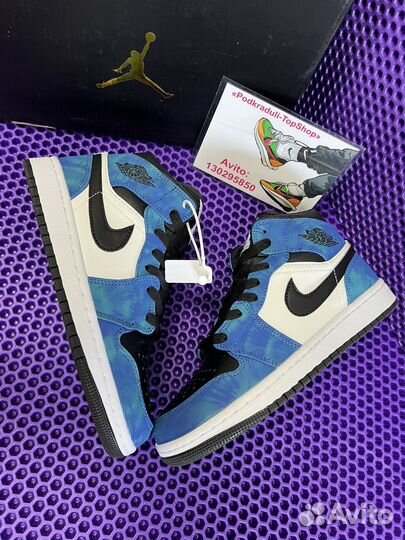 Air Jordan 1 Retro High Tie Dye р.37-41 осень