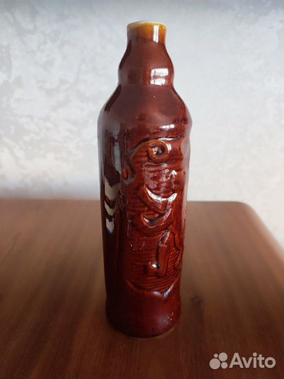 Керамическая бутылка времён СССР