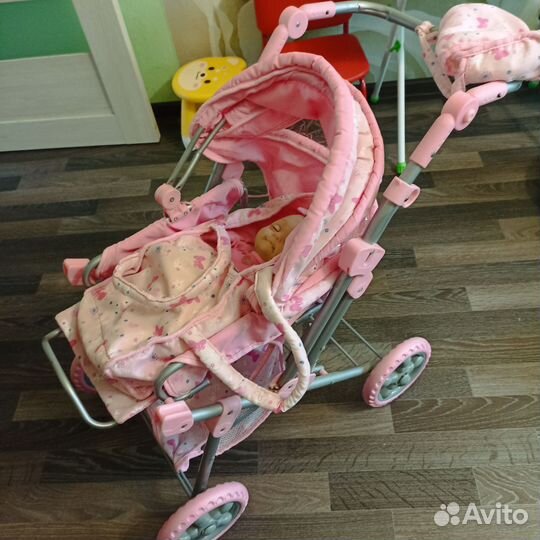 Прогулочная коляска детская складная
