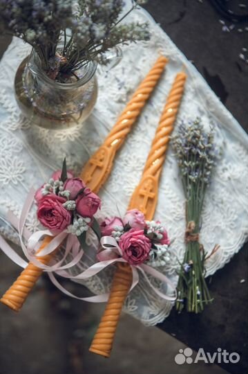 Украшение купели цветами на Крещение / Венчание