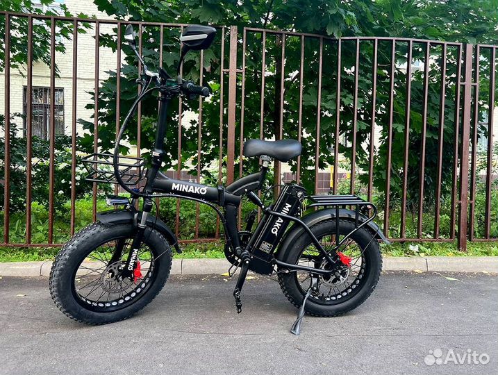 Электровелосипед minako F10 mini складной