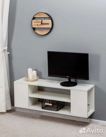 Тумба под телевизор белая новая