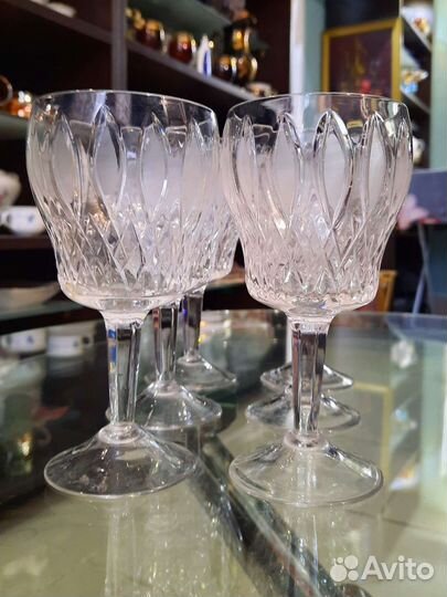 Хрустальные бокалы для вина СССР
