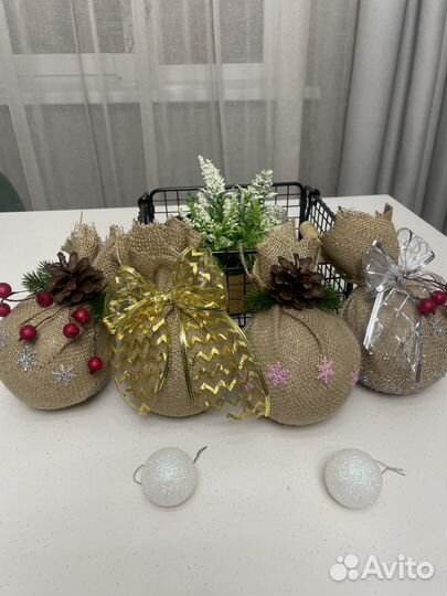 Новогодние украшения ручной работы