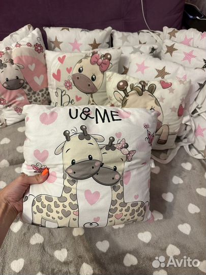 Бортики в детскую кроватку