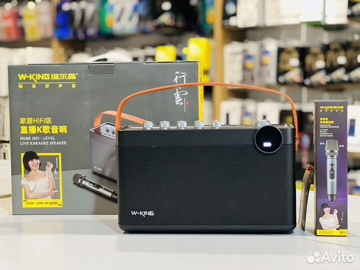 Мощные колонки караоке W-King