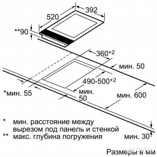 Гриль тепан Siemens ET 475FYB1E