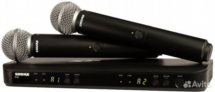 Shure BLX288E/SM58 Двухканальная радиосистема, ори