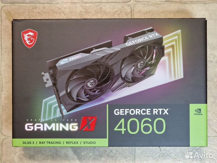 MSI RTX 4060 Gaming X 8G (Новая)