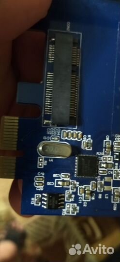 От PCI-E к msata + Карта расширения SATA3 ASM1061