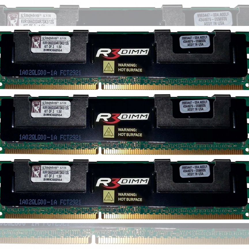 [KVR1066D3D4R7SK3/12GI] Оперативная Память Kingston Kvr1066d3d4r7sk3/12gi