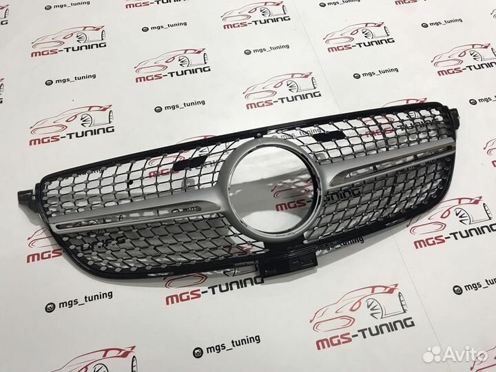Решетка Mercedes GLE-Coupe c292 Diamond Silver