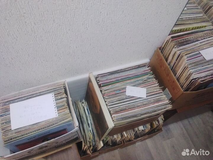 Виниловые пластинки СССР