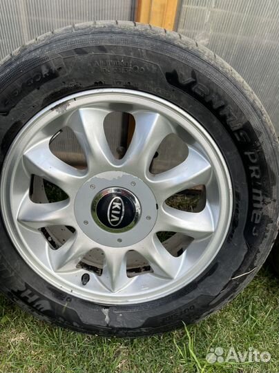 Резина/Шины 215/60 r16 hankook диски kia оригинал