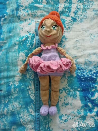 Кукла-балерина амигуруми