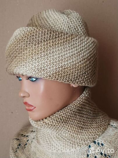 Шапка с отворотом