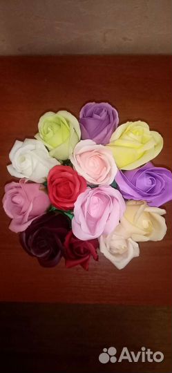 Изящный букет из мыльных цветов