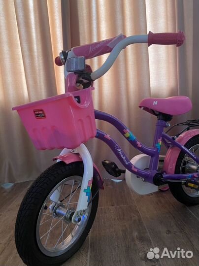 Велосипед розовый