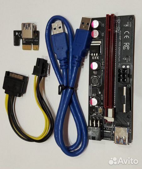 Райзер универсальный ver.009S, кабель 60 см, новый