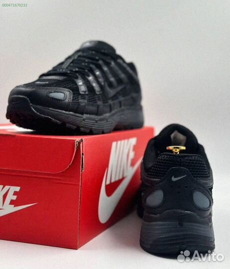 Элегантные черные кроссовки Nike P-6000