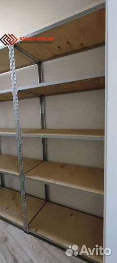 *Продается надежный стеллаж с фанерным настилом**