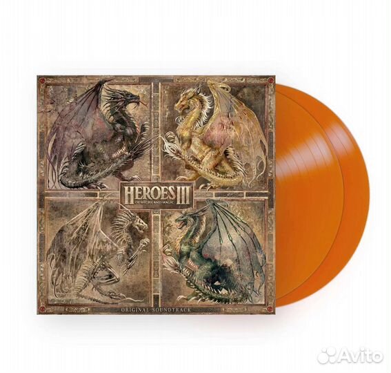 Винил Heroes of Might & Magic III цветной редкий