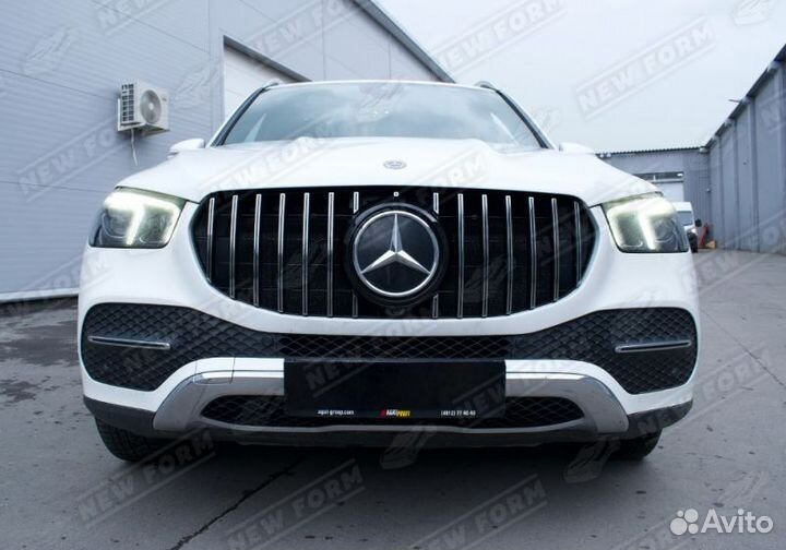 Решетка радиатора AMG GT хром Mercedes GLE V167