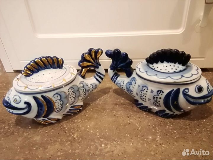 Фарфоровая посуда гжель СССР