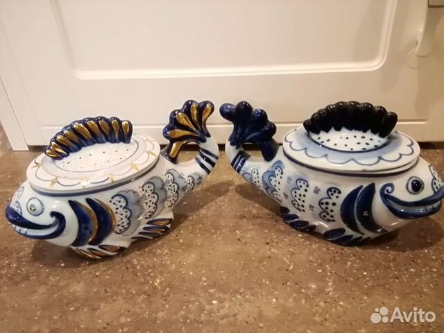 Фарфоровая посуда гжель СССР