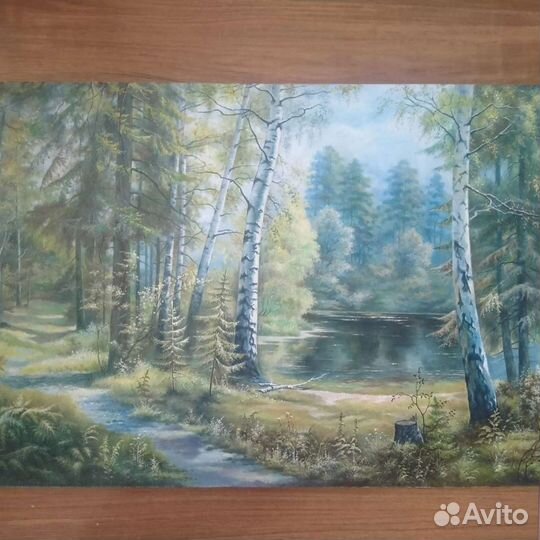 Картина маслом на холсте пейзаж