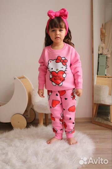 Костюм Zara Kitty с начесом 104,116,128,140