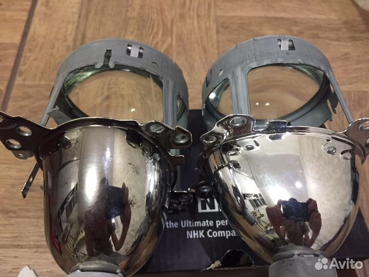 Галогеновые линзы на volvo s40