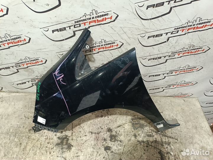 Крыло honda FIT shuttle GG7 GG8 GP2 60261TK6A00ZZ переднее левое черный, NH731P NA6876