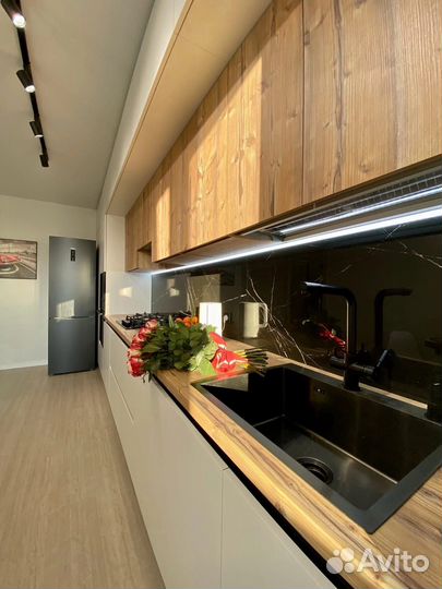 Прямая кухня на заказ под ключ в Челябинске