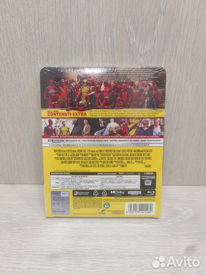 Дэдпул и Росомаха Steelbook (4K)
