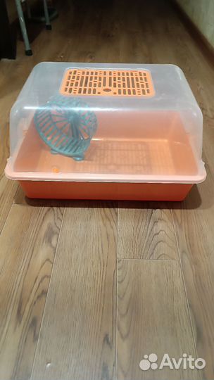 Клетка, террариум для грызунов пластиковая