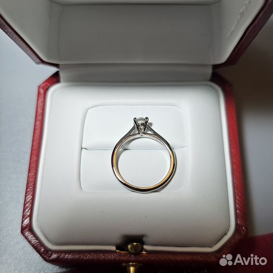 Кольцо Cartier Solitaire 0.34 ct оригинал