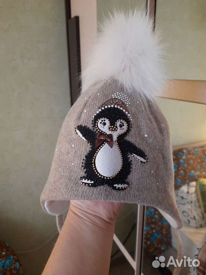 Шапка зимняя новая 50- 52