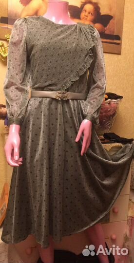 Винтажное платье,Япония,середина 80х.размер 46-48