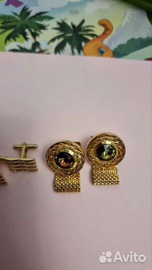Запонки мужские новые