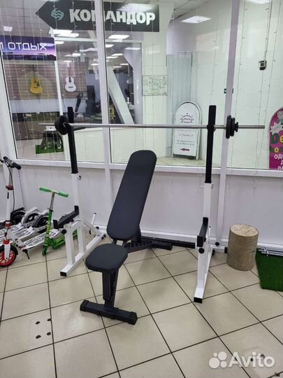 Скамья Многофункциональная: Жим, Присяд