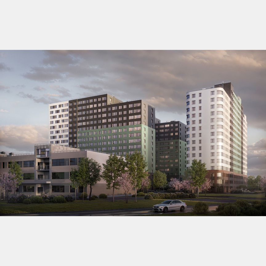 Квартира-студия, 27,9 м², 8/17 эт.