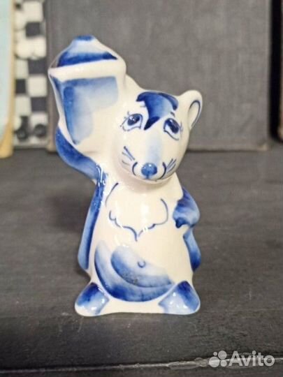 Коллекционные фигурки животных Гжель