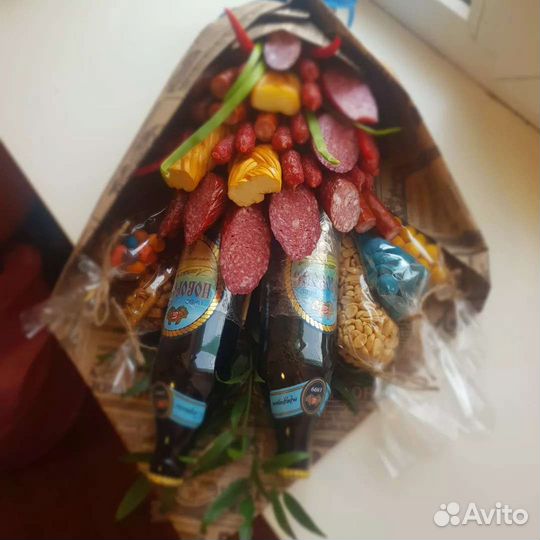 Мужские букеты съедобные