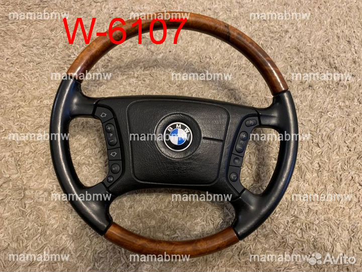 Руль рест дерево Е E 38 BMW бмв